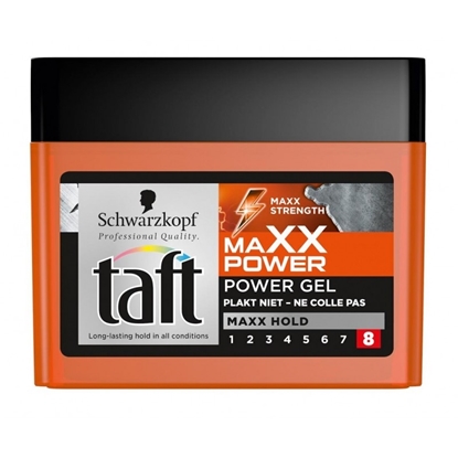 TAFT MAXX POWER GEL POT       250 ML